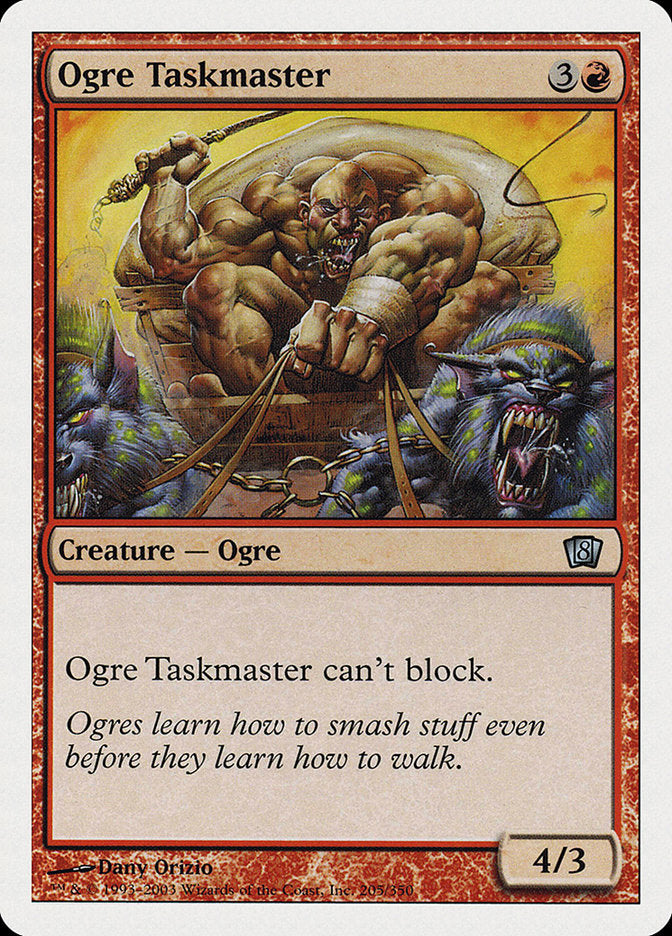 Ogre Taskmaster [Eighth Edition] | Clutch Gaming