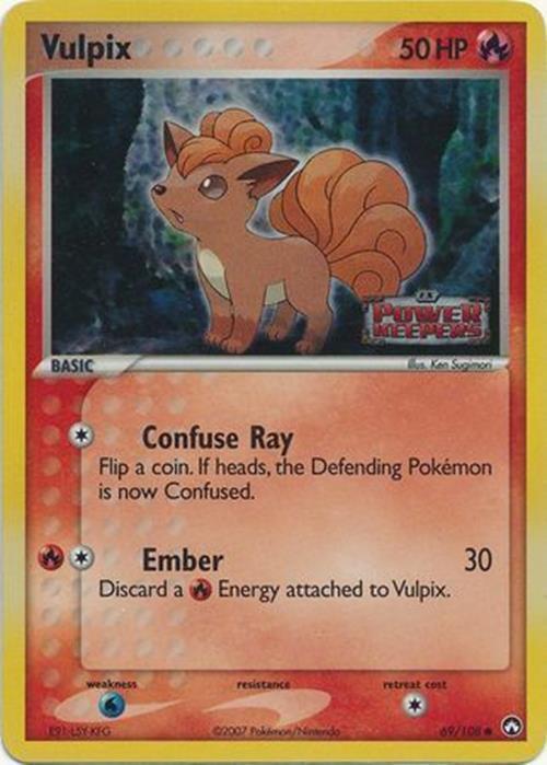 Vulpix (69/108) (Stamped) [EX: Power Keepers] | Clutch Gaming