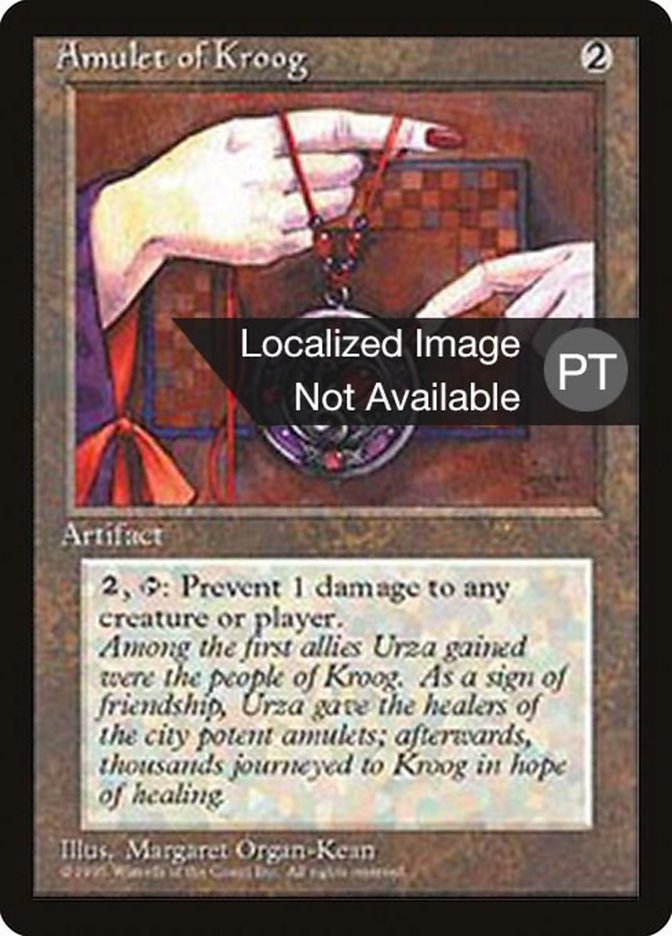 Amulet of Kroog [Fourth Edition (Foreign Black Border)] | Clutch Gaming