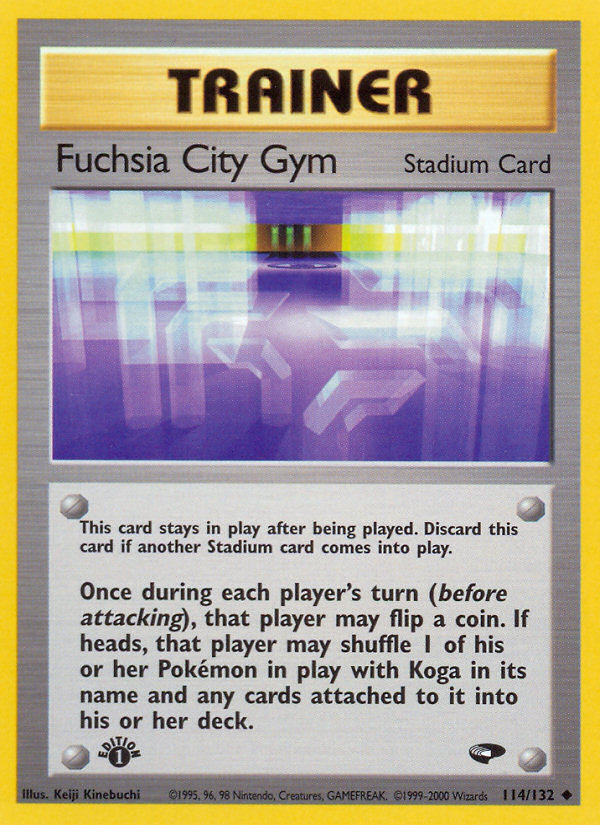 Fuchsia City Gym (114/132) [Gym Challenge 1st Edition] | Clutch Gaming