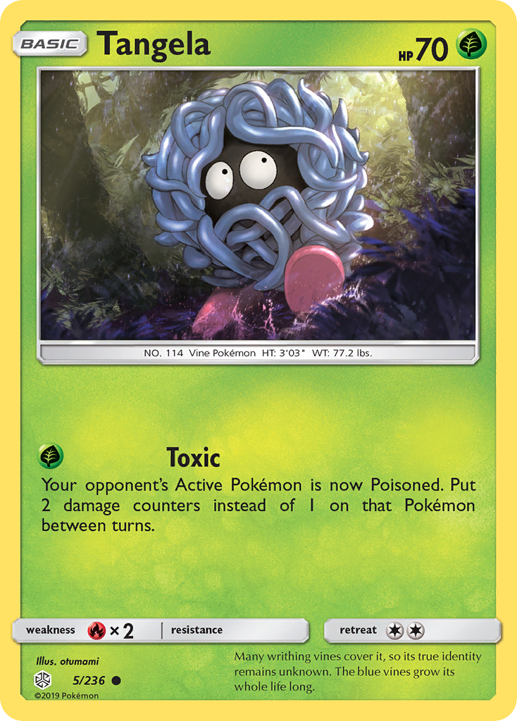 Tangela (5/236) [Sun & Moon: Cosmic Eclipse] | Clutch Gaming