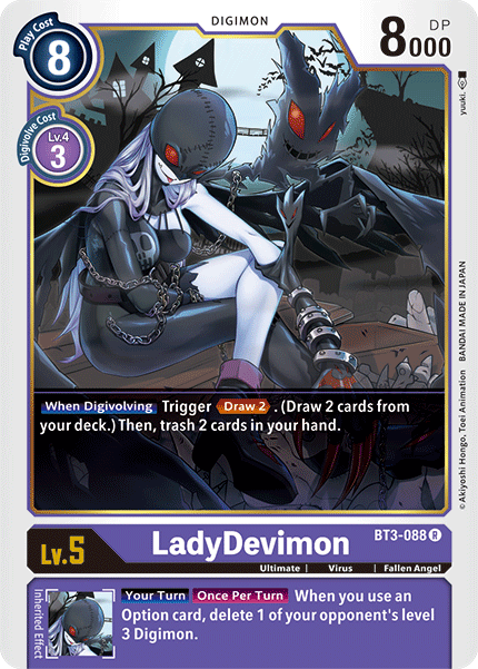 LadyDevimon [BT3-088] [Release Special Booster Ver.1.5] | Clutch Gaming