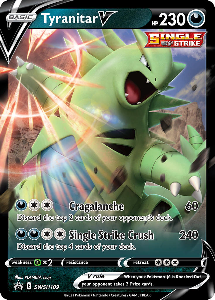 Tyranitar V (SWSH109) [Sword & Shield: Black Star Promos] | Clutch Gaming