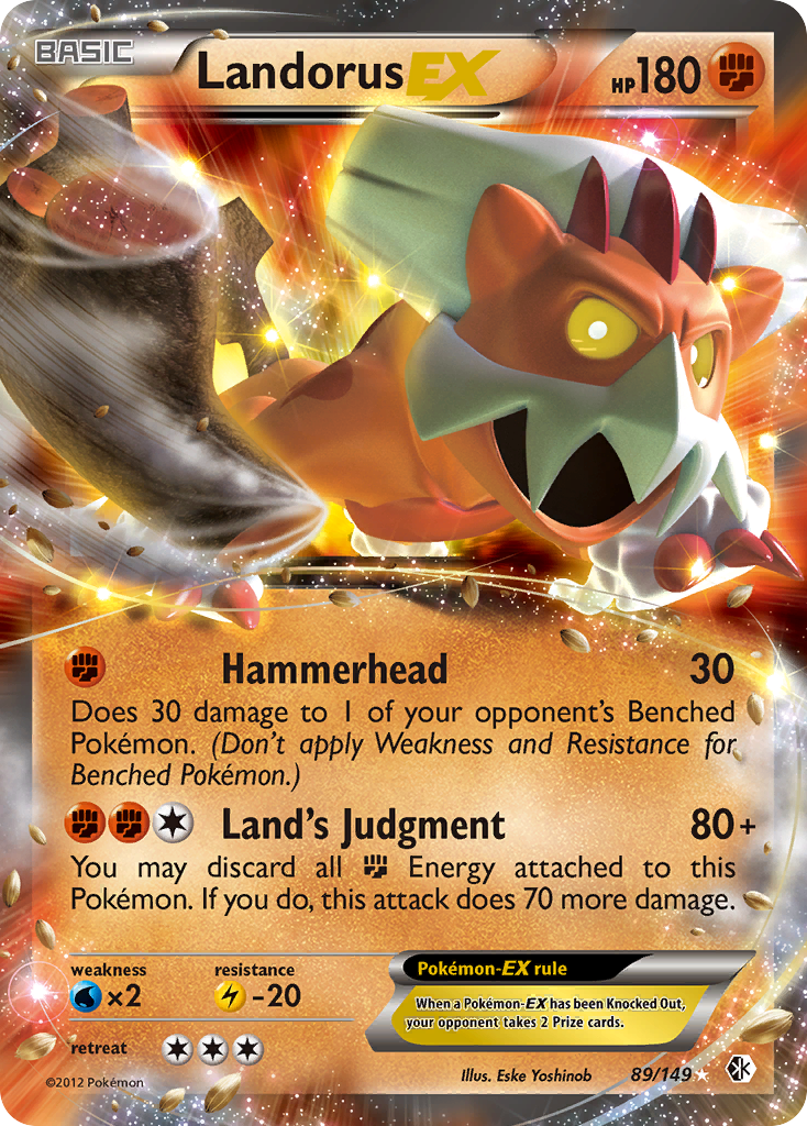 Landorus EX (89/149) [Black & White: Boundaries Crossed] | Clutch Gaming