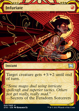 Infuriate (Foil Etched) [Strixhaven: School of Mages Mystical Archive] | Clutch Gaming