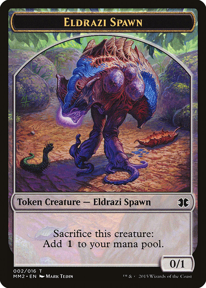 Eldrazi Spawn Token (002/016) [Modern Masters 2015 Tokens] | Clutch Gaming