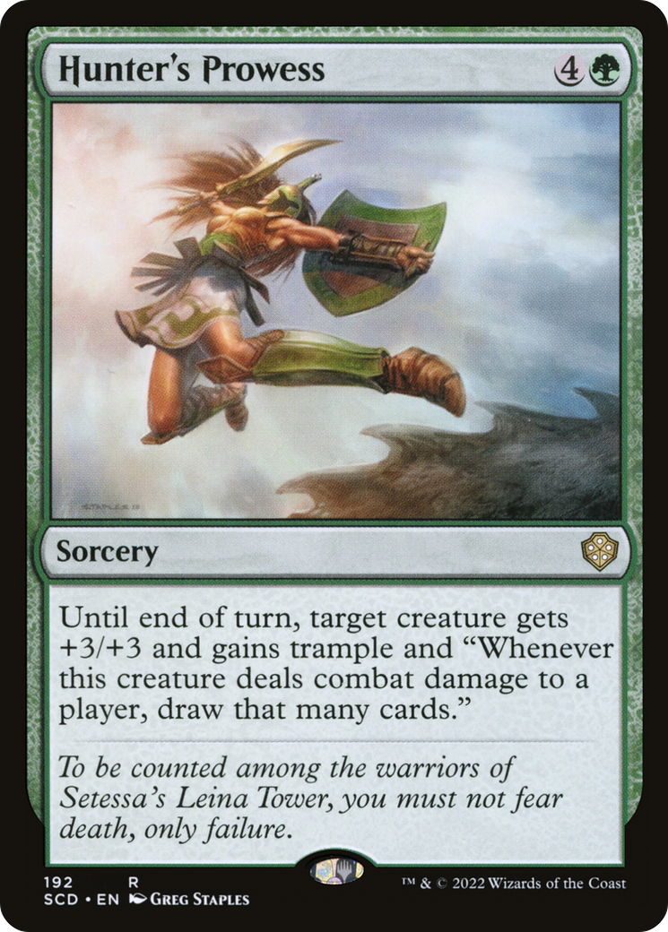 Hunter's Prowess [Starter Commander Decks] | Clutch Gaming