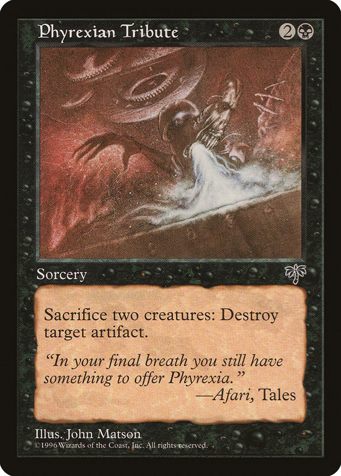 Phyrexian Tribute [Mirage] | Clutch Gaming