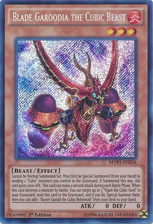 Blade Garoodia the Cubic Beast [MVP1-ENS34] Secret Rare | Clutch Gaming