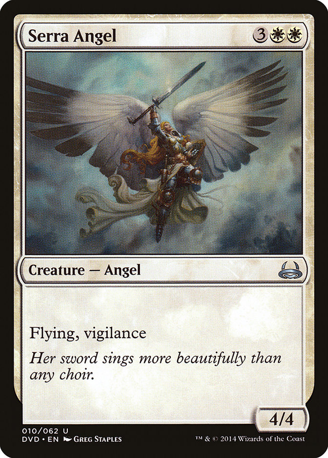 Serra Angel (Divine vs. Demonic) [Duel Decks Anthology] | Clutch Gaming