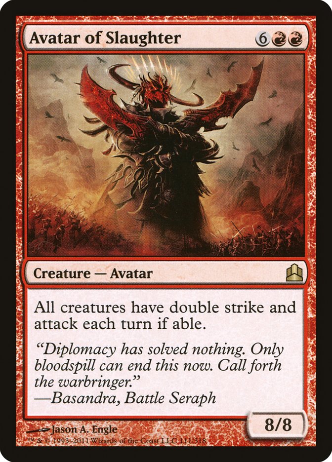 Avatar of Slaughter [Commander 2011] | Clutch Gaming