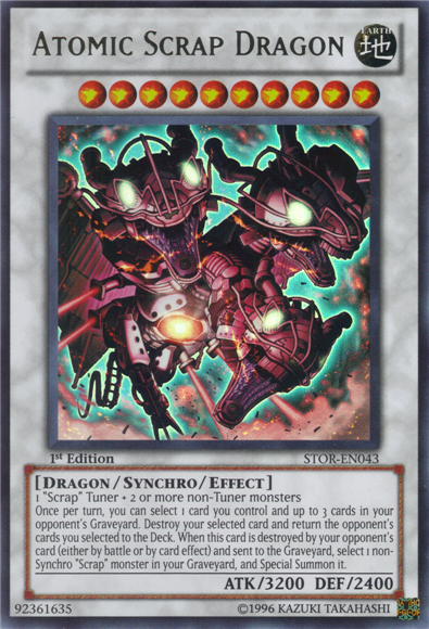 Atomic Scrap Dragon [STOR-EN043] Ultra Rare | Clutch Gaming