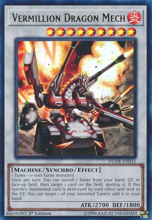 Vermillion Dragon Mech [DUDE-EN015] Ultra Rare | Clutch Gaming