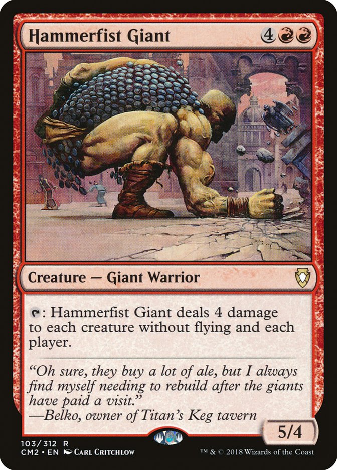 Hammerfist Giant [Commander Anthology Volume II] | Clutch Gaming