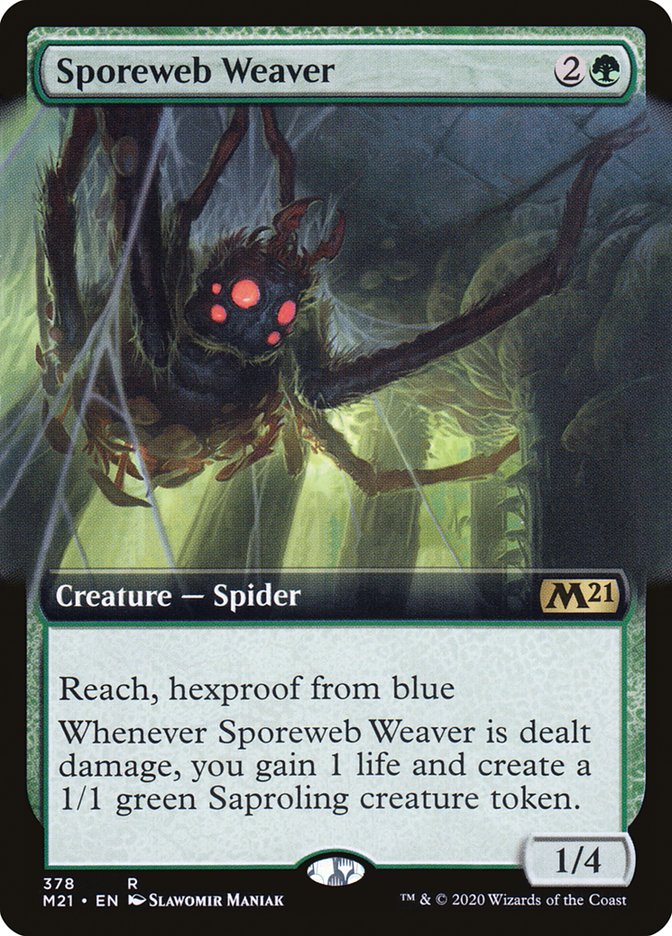 Sporeweb Weaver (Extended Art) [Core Set 2021] | Clutch Gaming