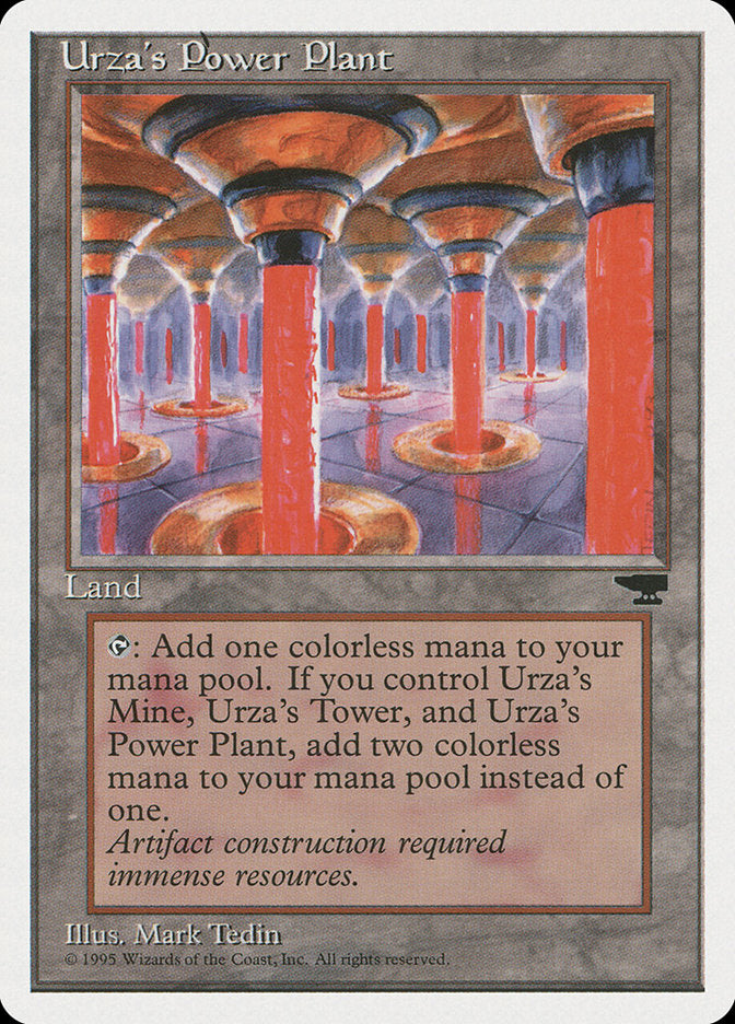 Urza's Power Plant (Red Columns) [Chronicles] | Clutch Gaming