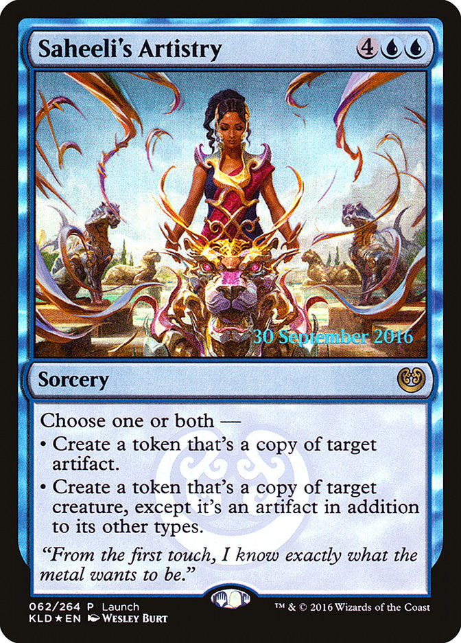 Saheeli's Artistry (Launch) [Kaladesh Promos] | Clutch Gaming