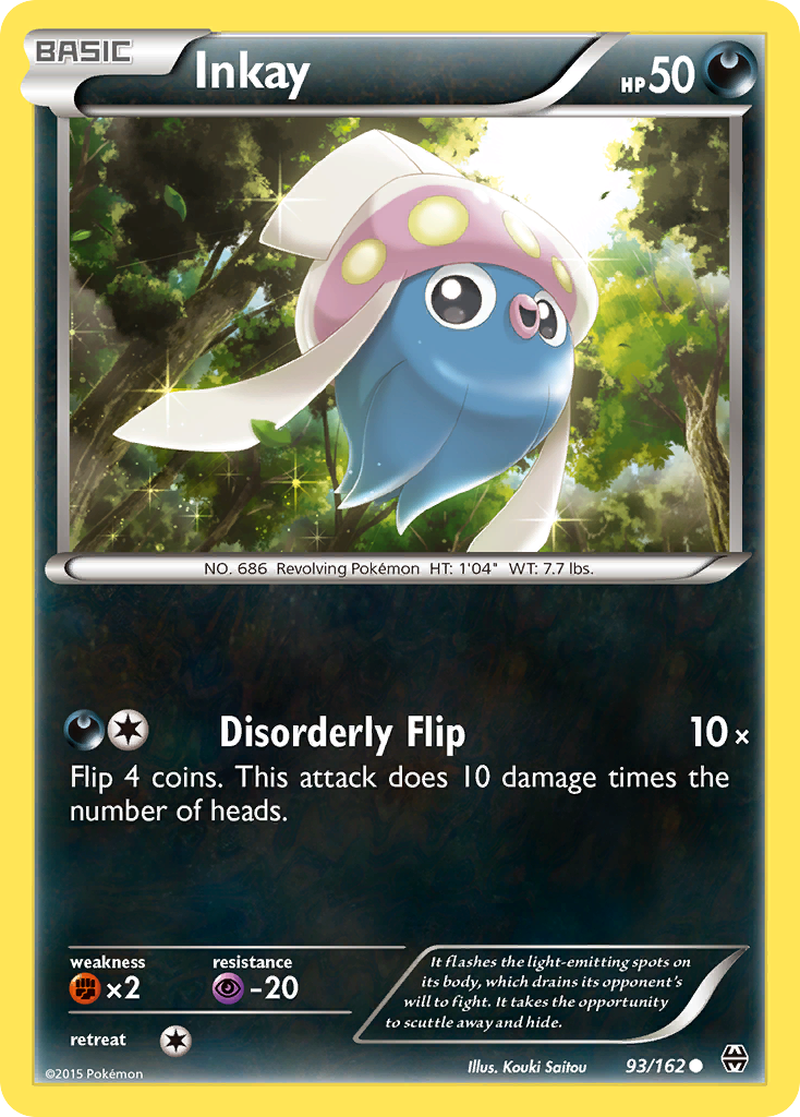 Inkay (93/162) [XY: BREAKthrough] | Clutch Gaming