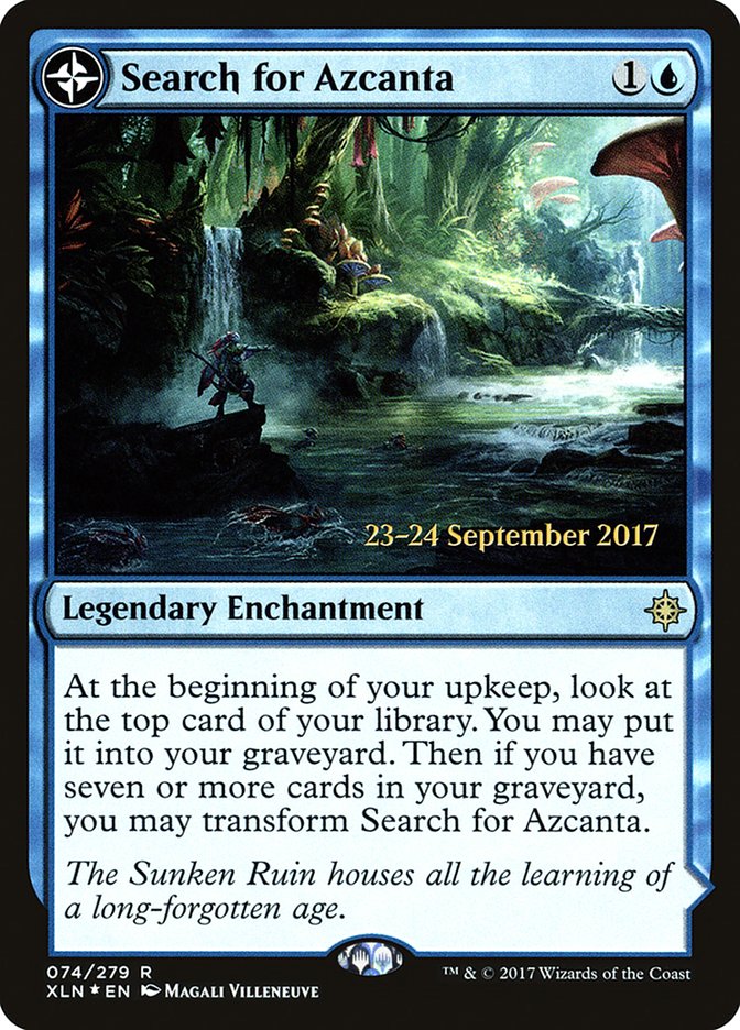 Search for Azcanta // Azcanta, the Sunken Ruin [Ixalan Prerelease Promos] | Clutch Gaming