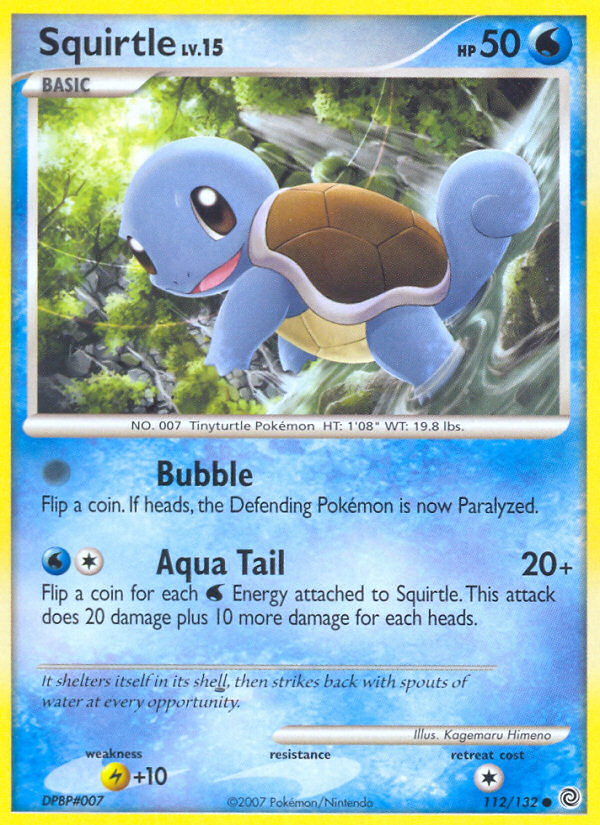 Squirtle (112/132) [Diamond & Pearl: Secret Wonders] | Clutch Gaming