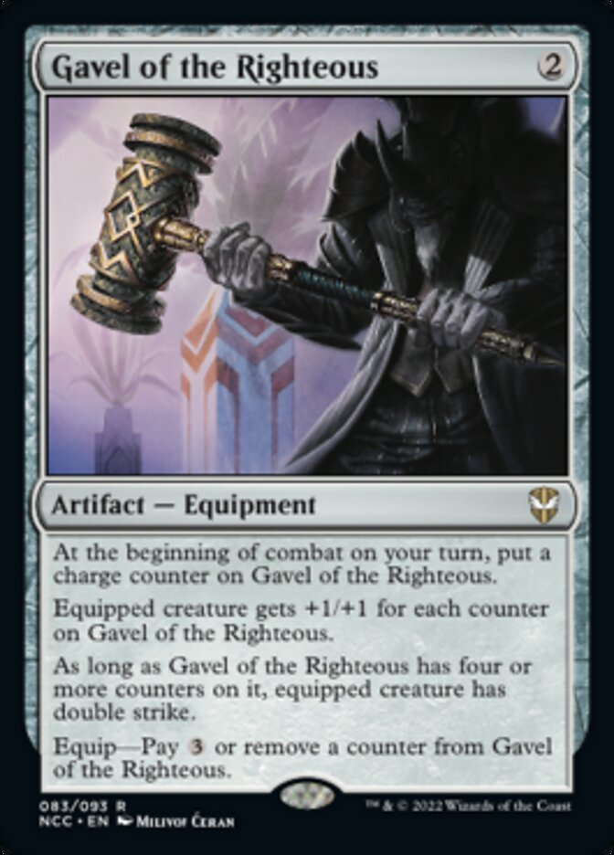 Gavel of the Righteous [Streets of New Capenna Commander] | Clutch Gaming