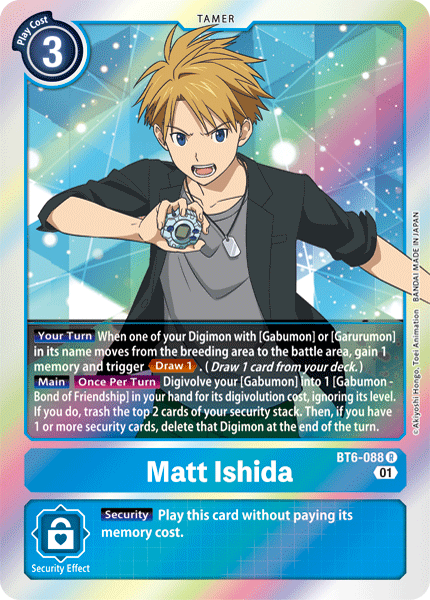 Matt Ishida [BT6-088] [Double Diamond] | Clutch Gaming