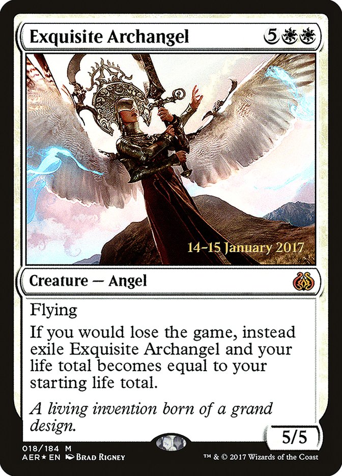 Exquisite Archangel [Aether Revolt Prerelease Promos] | Clutch Gaming