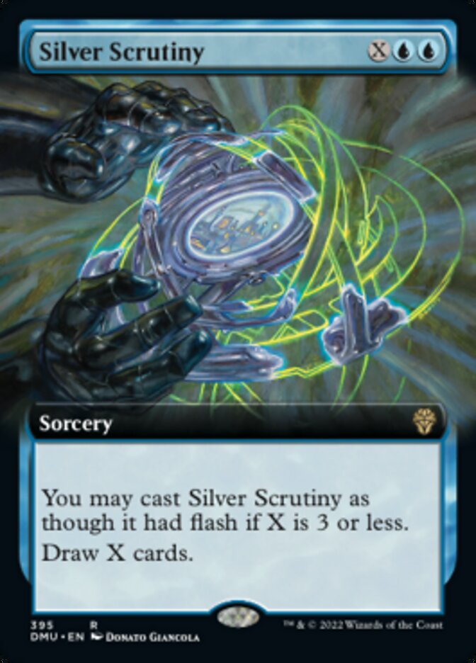 Silver Scrutiny (Extended Art) [Dominaria United] | Clutch Gaming