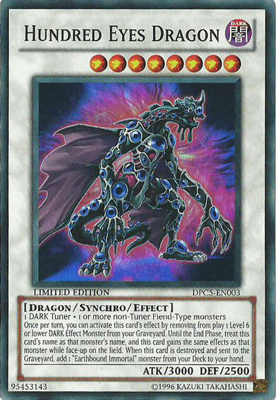 Hundred Eyes Dragon [DPC5-EN003] Super Rare | Clutch Gaming