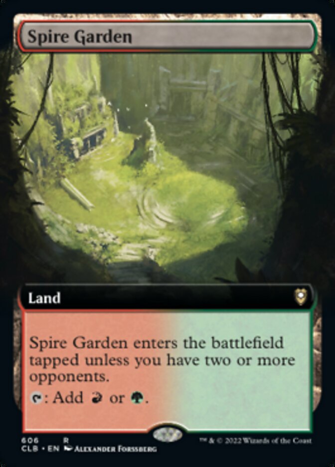 Spire Garden (Extended Art) [Commander Legends: Battle for Baldur's Gate] | Clutch Gaming