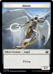 Angel (3) // Demon Double-Sided Token [March of the Machine Commander Tokens] | Clutch Gaming