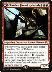 Chandra, Fire of Kaladesh // Chandra, Roaring Flame [Magic Origins Prerelease Promos] | Clutch Gaming