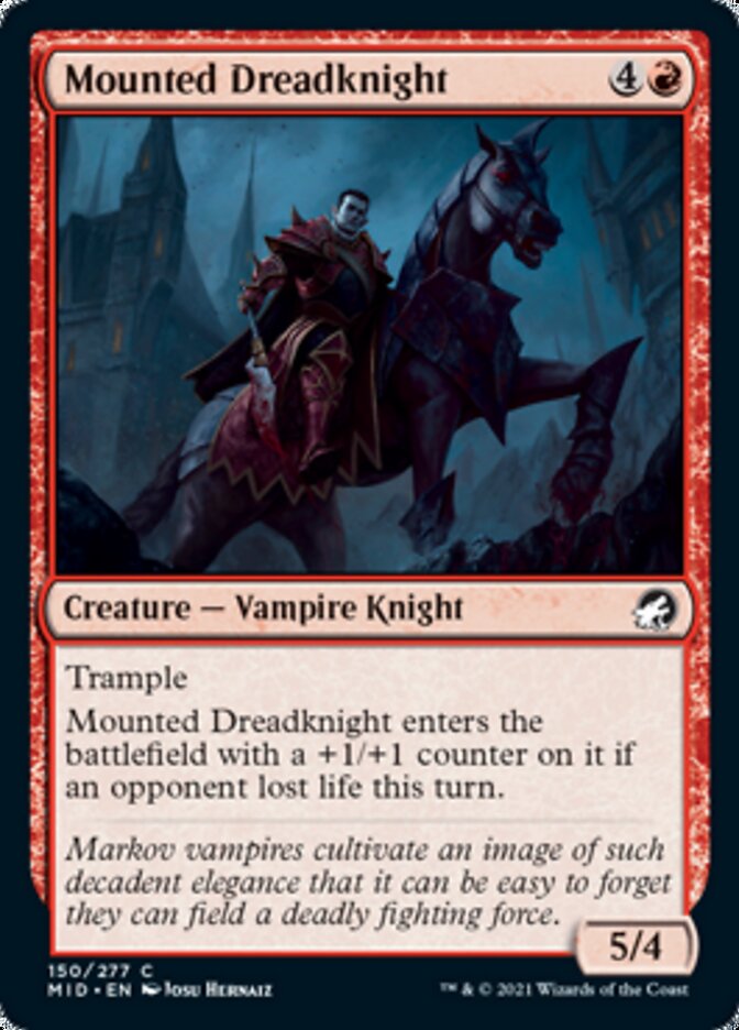 Mounted Dreadknight [Innistrad: Midnight Hunt] | Clutch Gaming