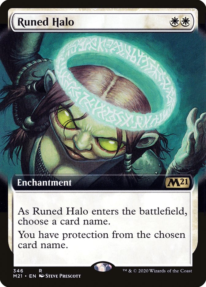 Runed Halo (Extended Art) [Core Set 2021] | Clutch Gaming