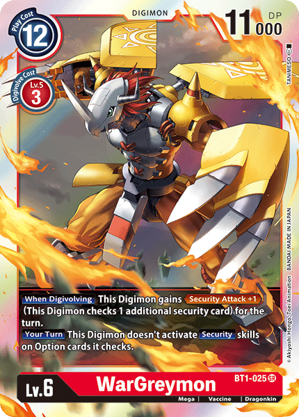 WarGreymon [BT1-025] [Release Special Booster Ver.1.0] | Clutch Gaming