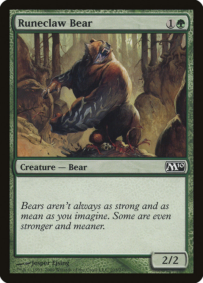 Runeclaw Bear [Magic 2010] | Clutch Gaming