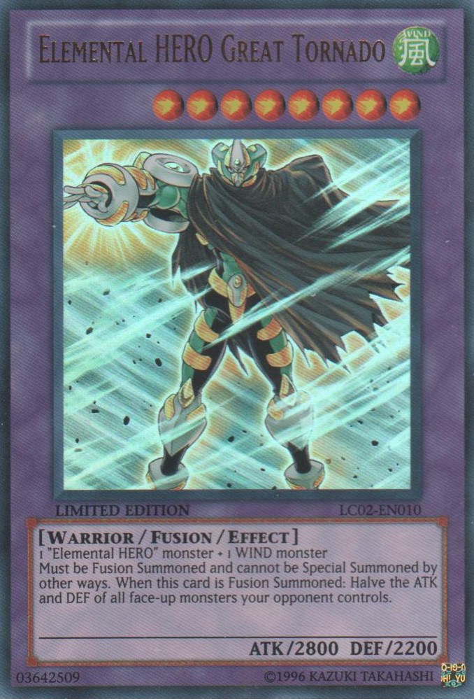 Elemental HERO Great Tornado [LC02-EN010] Ultra Rare | Clutch Gaming