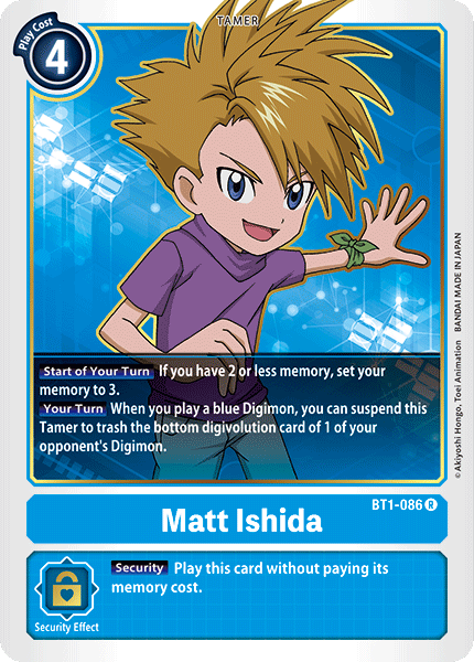 Matt Ishida [BT1-086] [Release Special Booster Ver.1.0] | Clutch Gaming