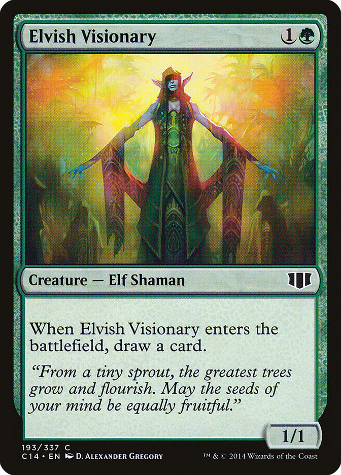 Elvish Visionary [Commander 2014] | Clutch Gaming