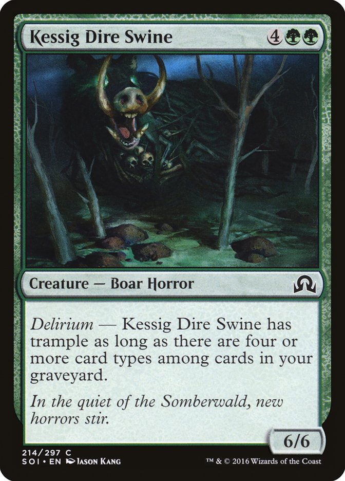 Kessig Dire Swine [Shadows over Innistrad] | Clutch Gaming