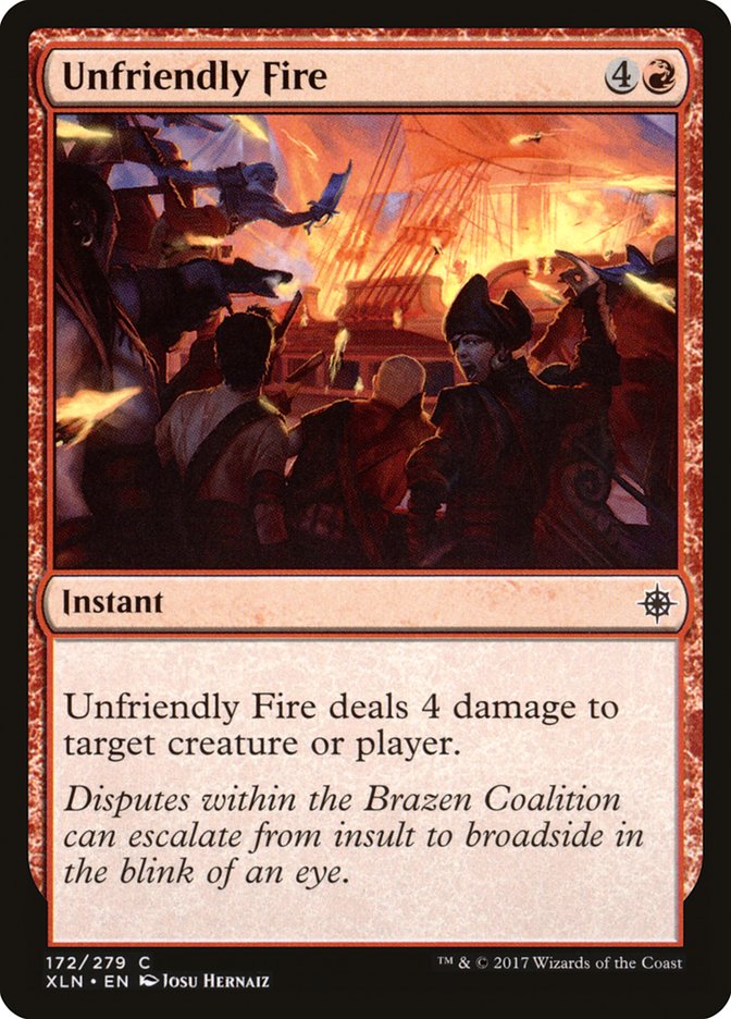 Unfriendly Fire [Ixalan] | Clutch Gaming