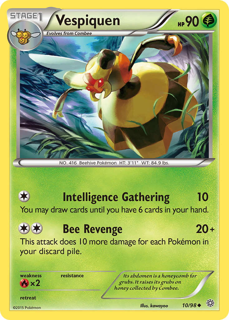 Vespiquen (10/98) [XY: Ancient Origins] | Clutch Gaming