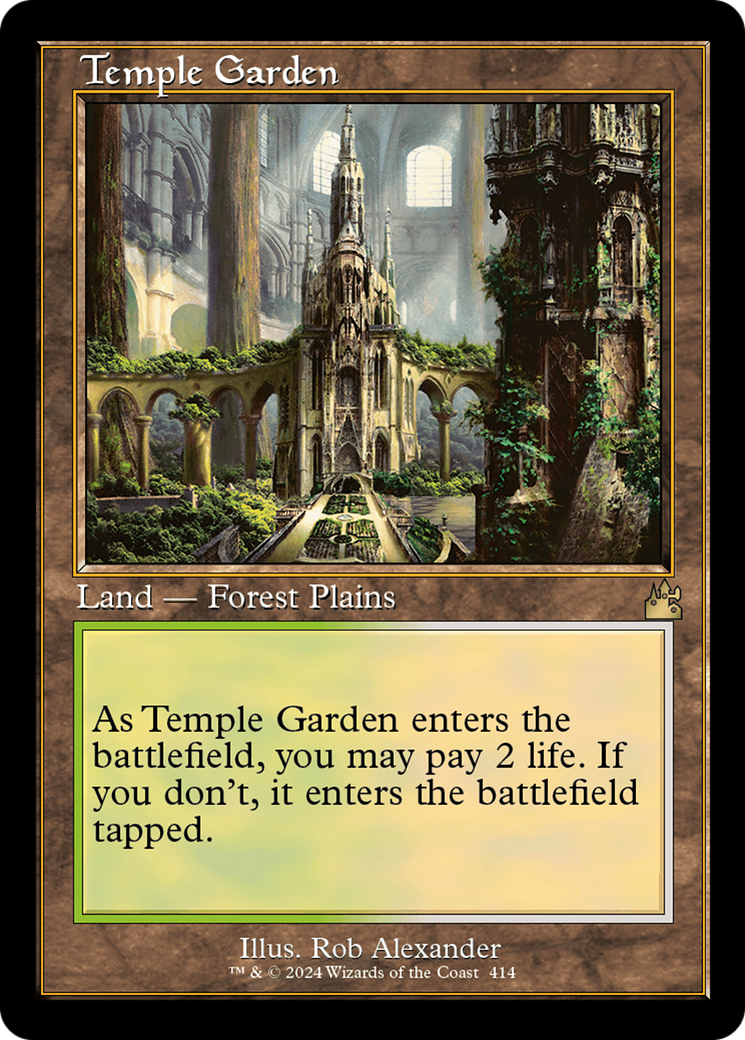 Temple Garden (Retro) [Ravnica Remastered] | Clutch Gaming