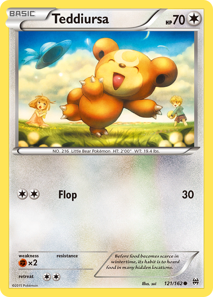 Teddiursa (121/162) [XY: BREAKthrough] | Clutch Gaming