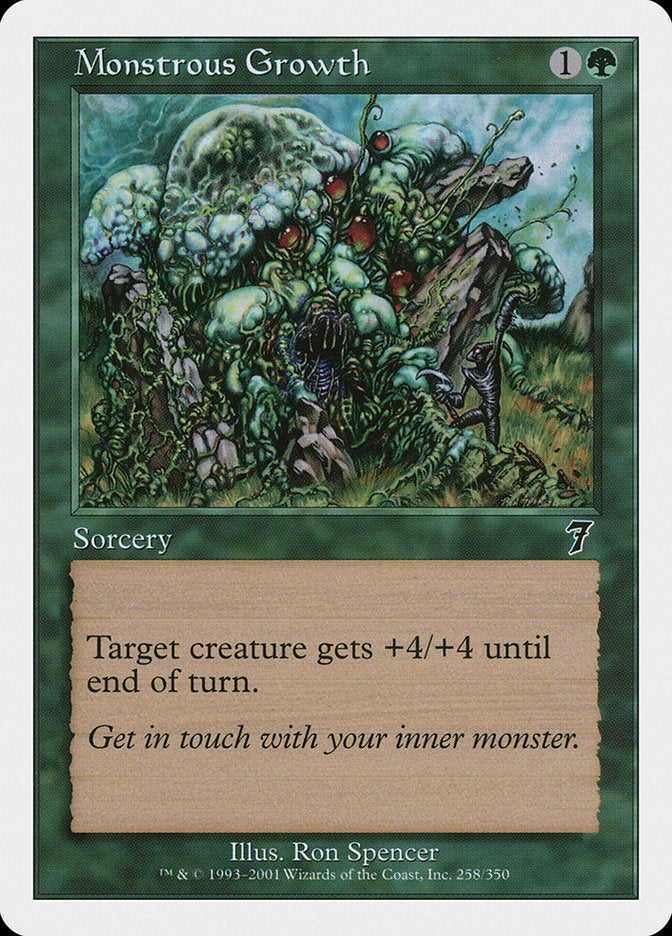 Monstrous Growth [Seventh Edition] | Clutch Gaming