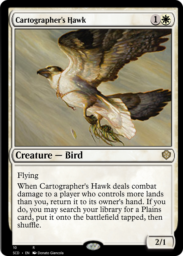 Cartographer's Hawk [Starter Commander Decks] | Clutch Gaming