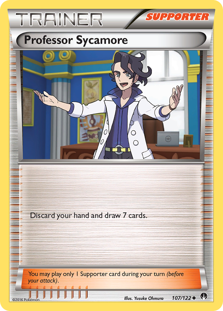 Professor Sycamore (107/122) [XY: BREAKpoint] | Clutch Gaming