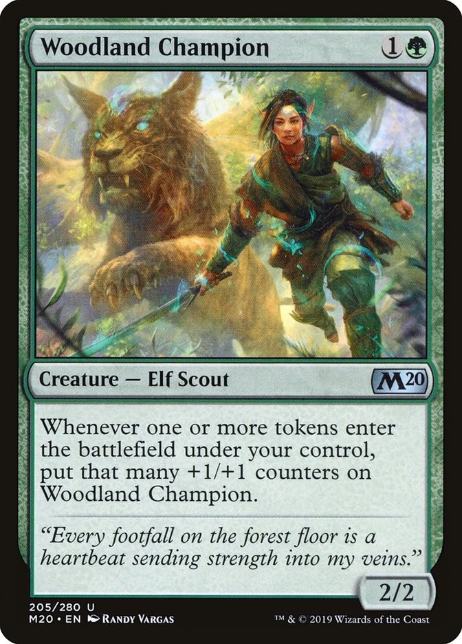 Woodland Champion [Core Set 2020] | Clutch Gaming