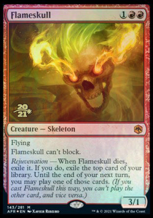 Flameskull [Dungeons & Dragons: Adventures in the Forgotten Realms Prerelease Promos] | Clutch Gaming