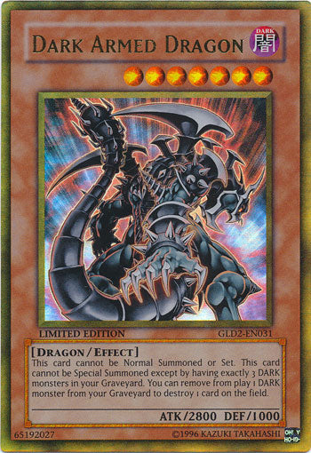 Dark Armed Dragon [GLD2-EN031] Ultra Rare | Clutch Gaming